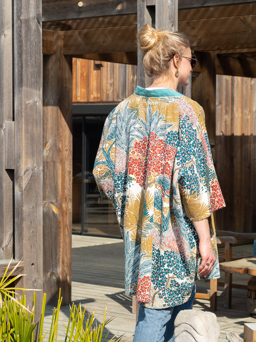 Kimono Bleu Veronica Lo