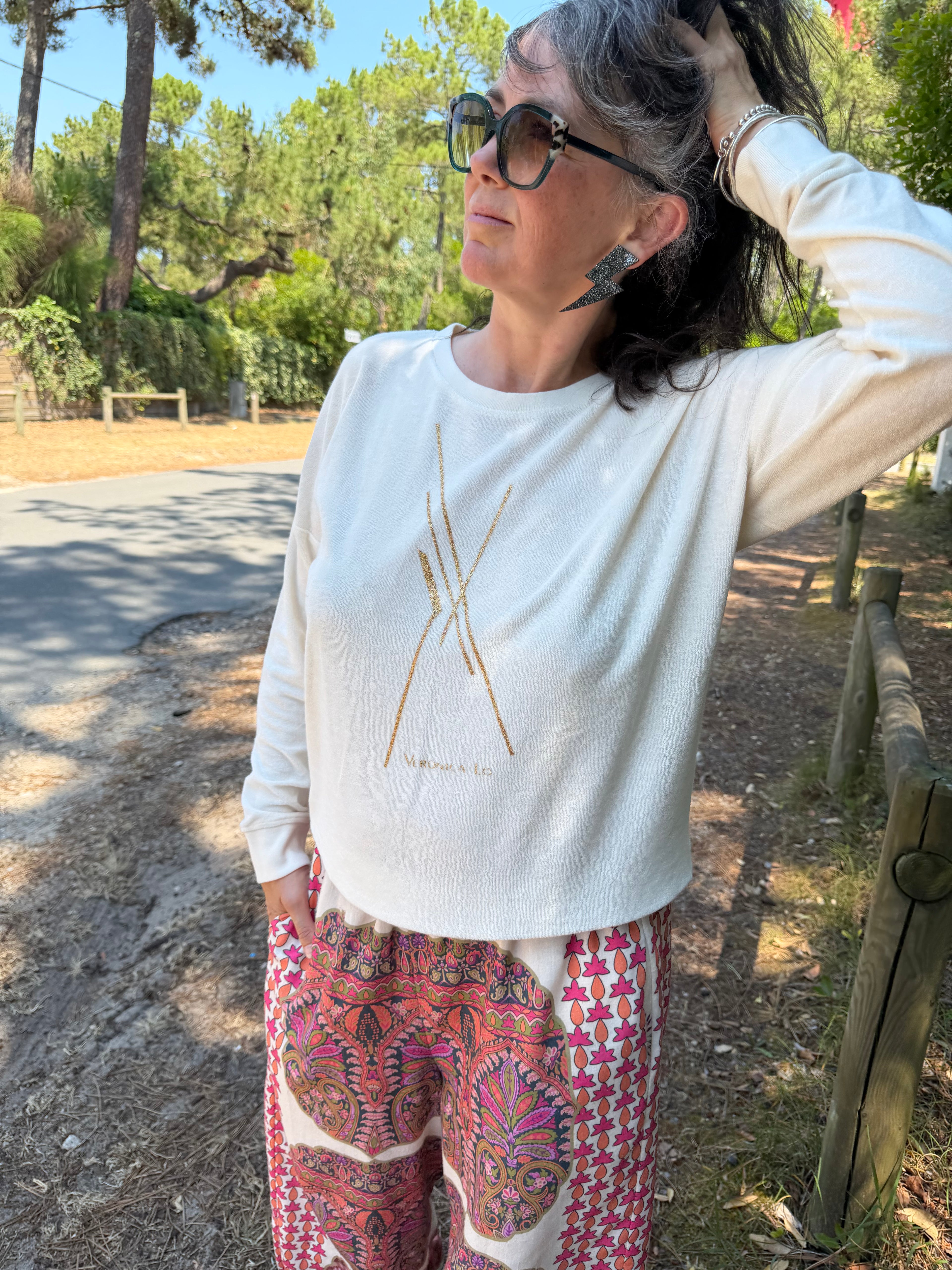 Le pull Vanille Veronica Lo