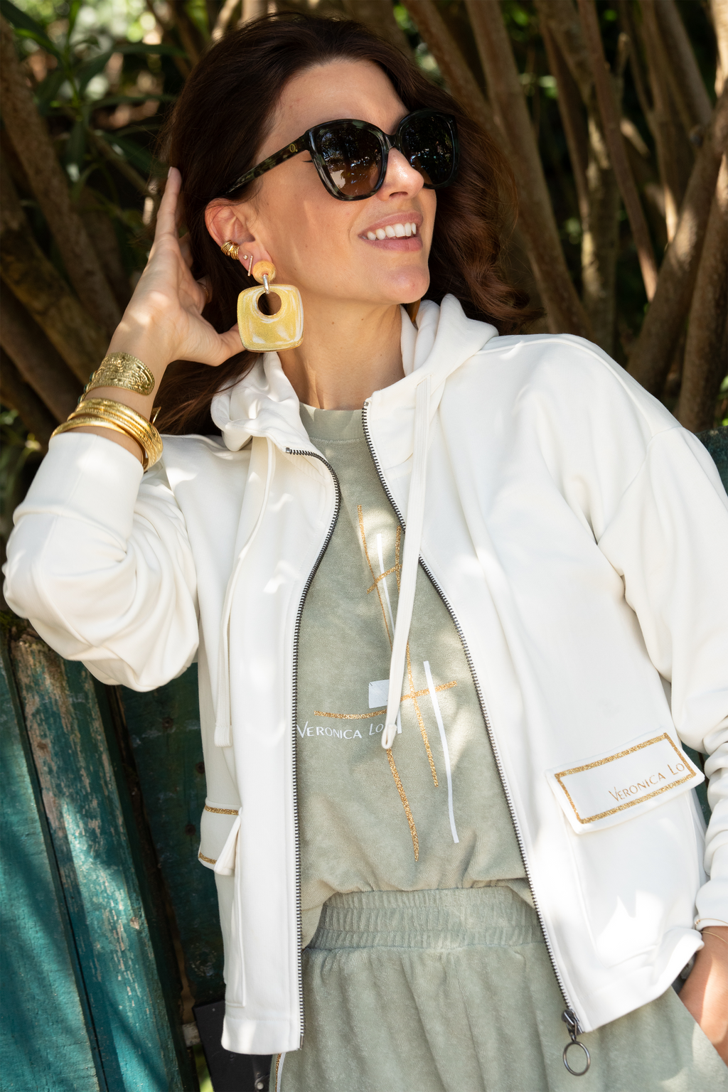 Le Sweat-shirt RICKI - Ivoire Veronica Lo