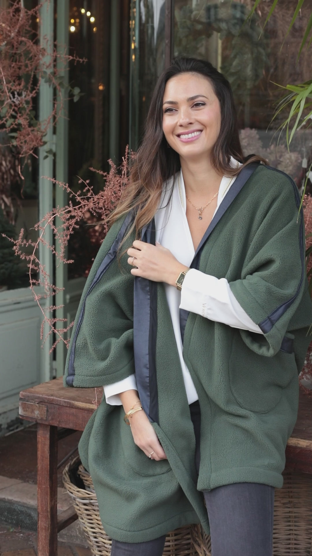 Veste polaire Kaki