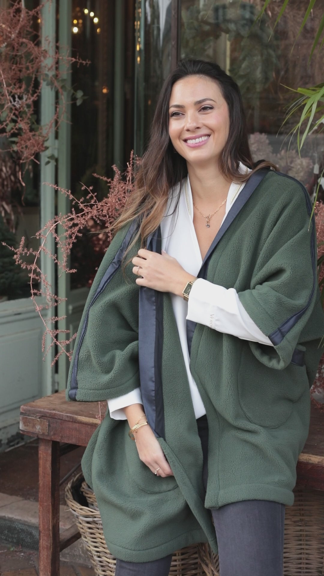 Veste polaire Kaki